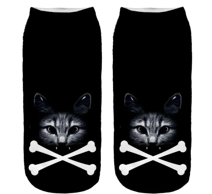 3D Printed Cat Socks with Unique Patterns