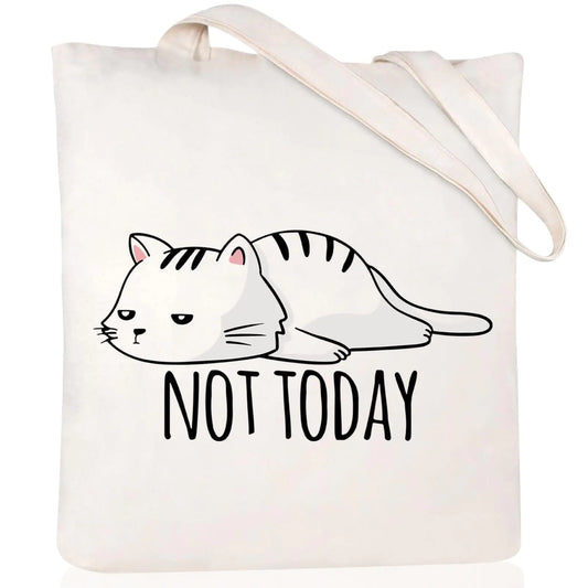Andeiltech Fashionable Cat Canvas Book Bag