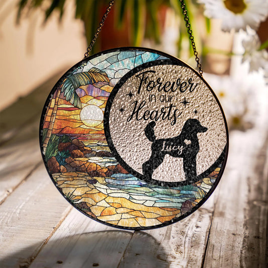 Eternal Companions Dog Memorial Suncatcher