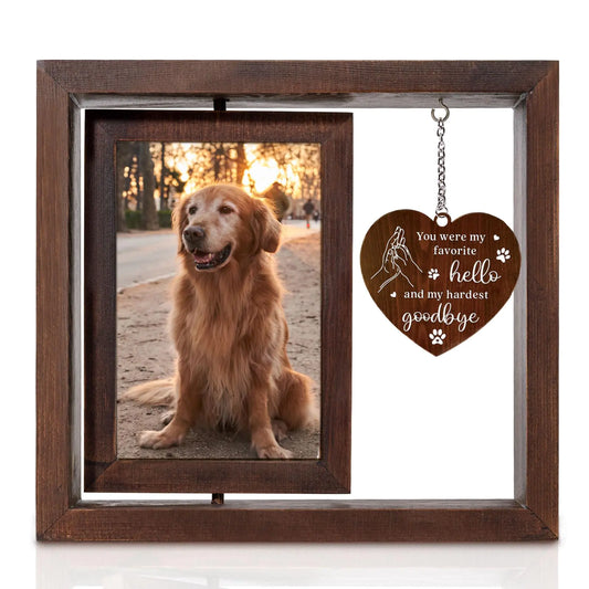 EternalBond Rotating Pet Memorial Frame