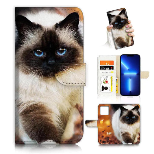PurrfectPal Flip Wallet Case for iPhone 13 Pro Max