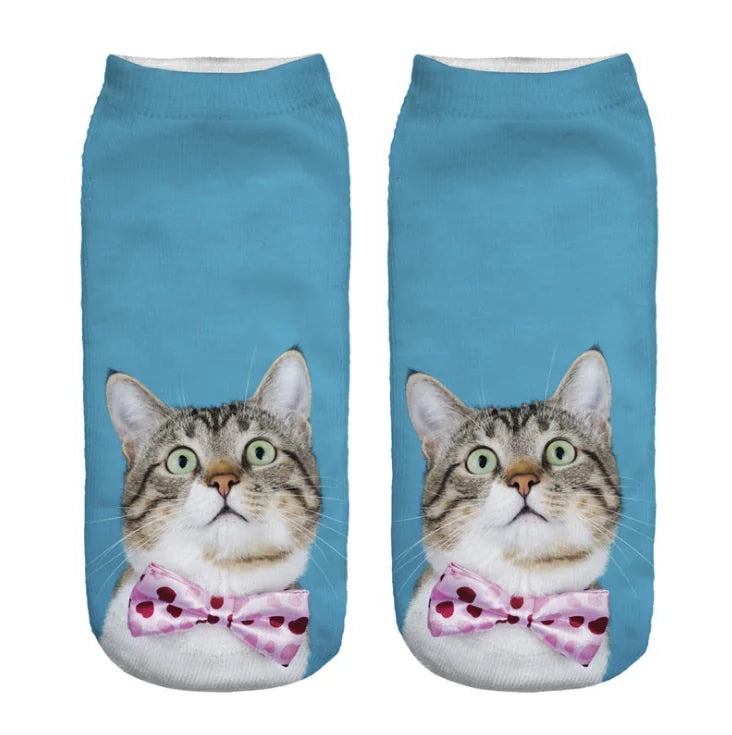 3D Printed Cat Socks with Unique Patterns