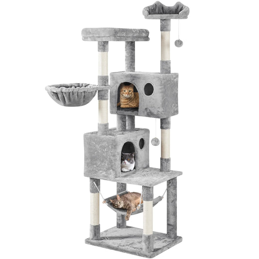 PurrfectPlay 73" Plush Cat Tree Palace