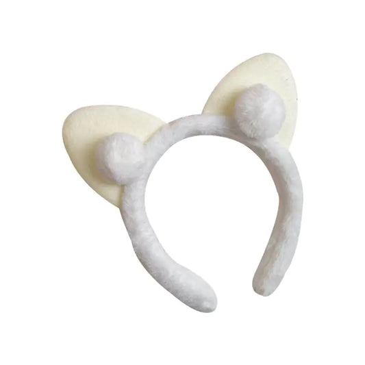 Cute Cat Ear Plush Hairbands for Women