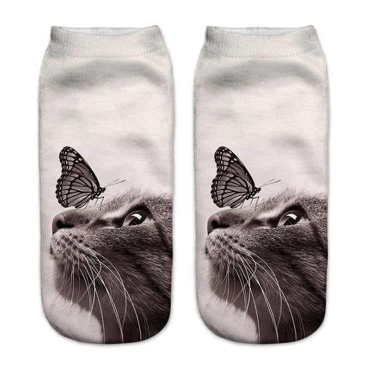 3D Printed Cat Socks with Unique Patterns