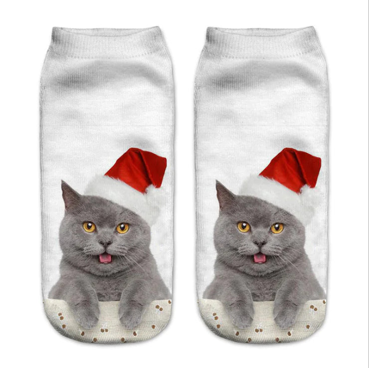 3D Printed Cat Socks with Unique Patterns