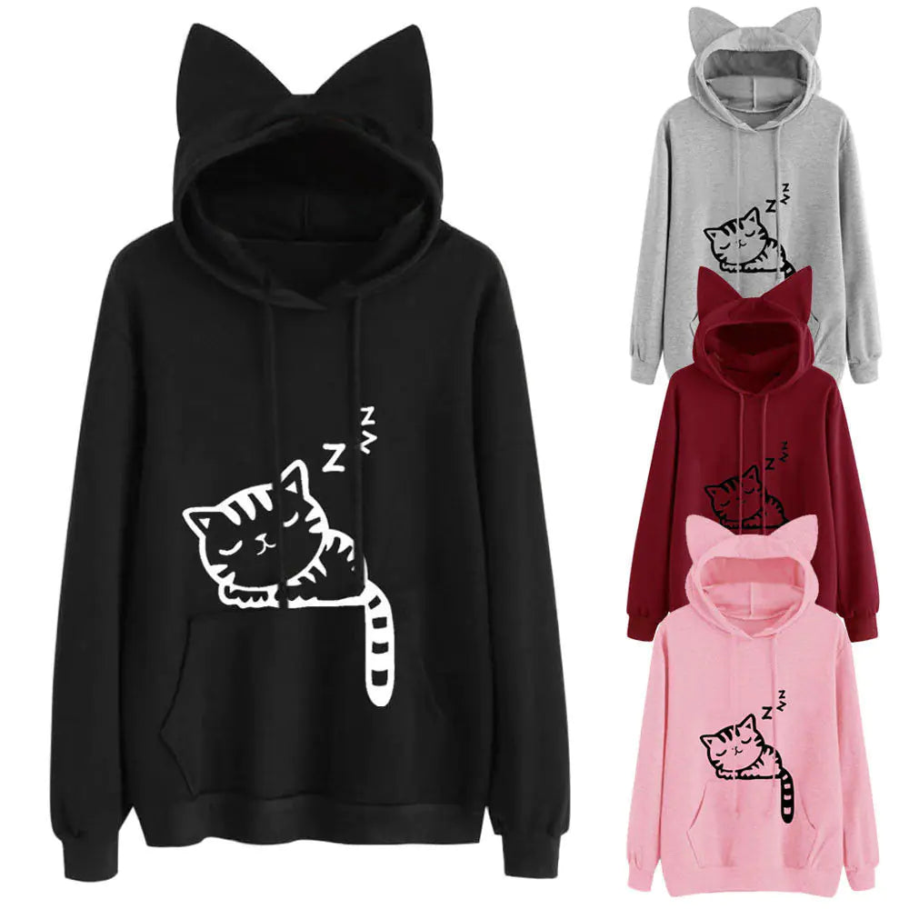 Adorable Cat Ear Hoodie