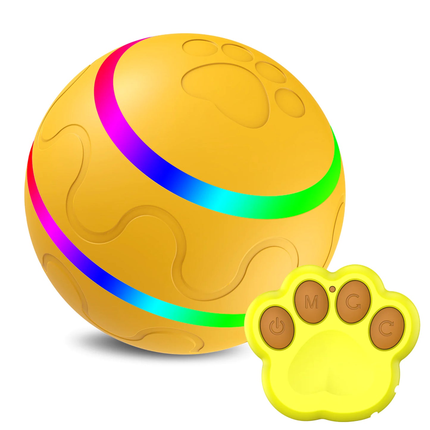 FunSphere Deluxe Cat Toy: Intelligent USB-Powered Play Ball