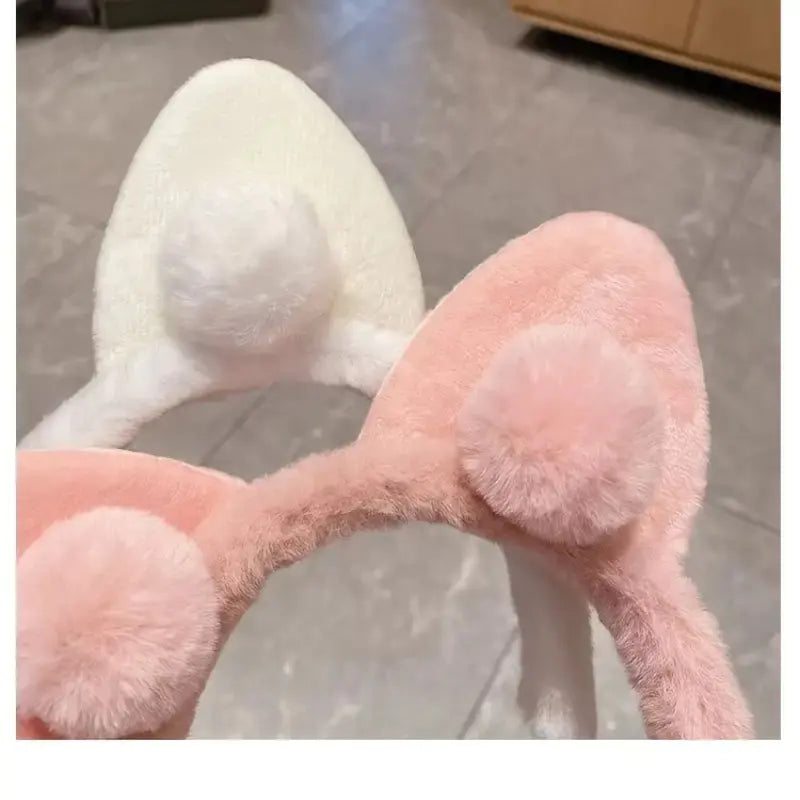 Cute Cat Ear Plush Hairbands for Women