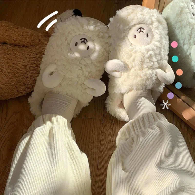 Adorable Cotton Footwear for Couples - Seasonal Snuggle