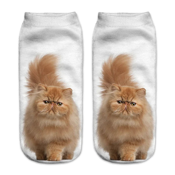 3D Printed Cat Socks with Unique Patterns