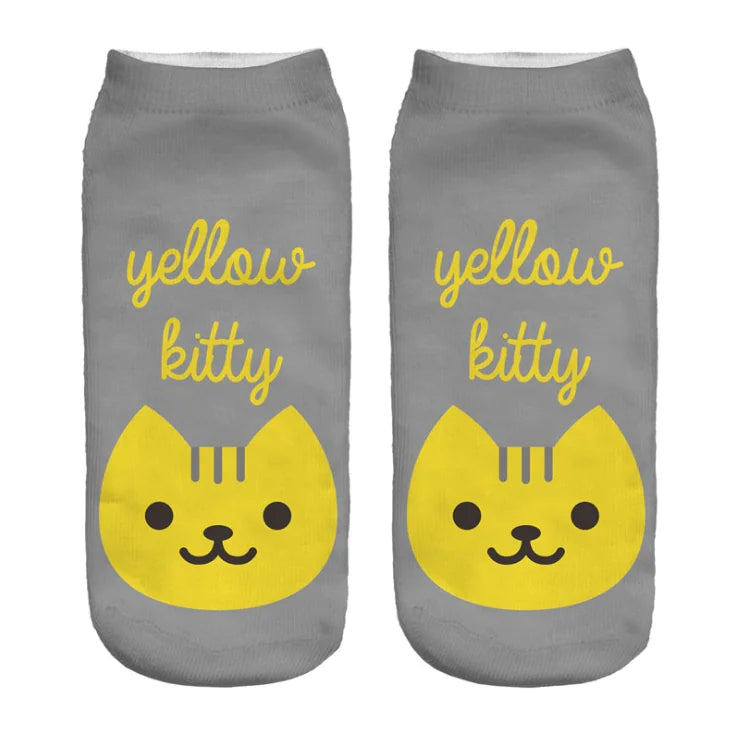 3D Printed Cat Socks with Unique Patterns