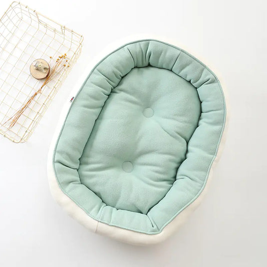 Stylish Cotton Velvet Dog & Cat Bed