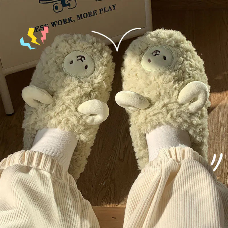 Adorable Cotton Footwear for Couples - Seasonal Snuggle