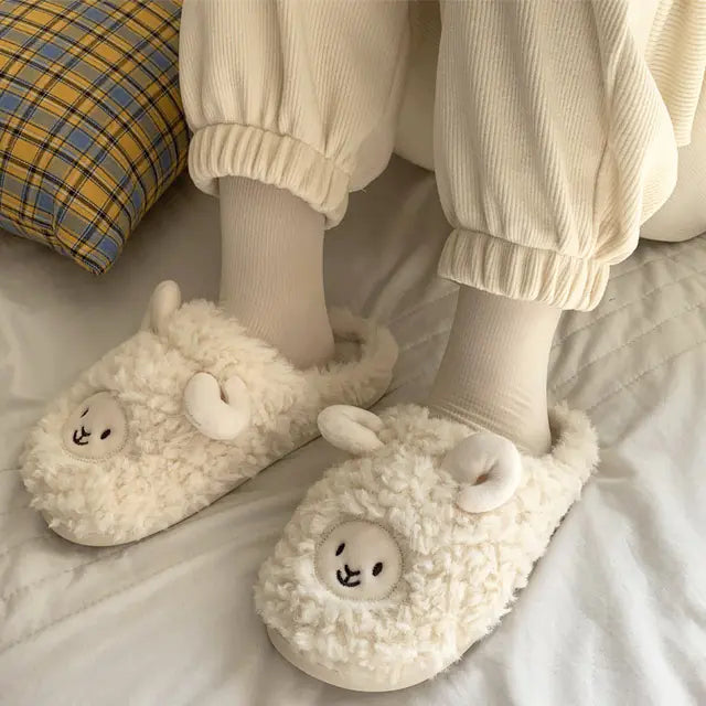 Adorable Cotton Footwear for Couples - Seasonal Snuggle