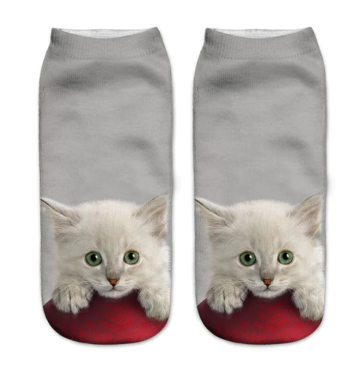 3D Printed Cat Socks with Unique Patterns