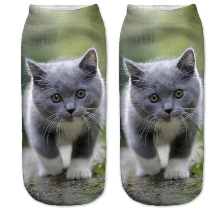 3D Printed Cat Socks with Unique Patterns