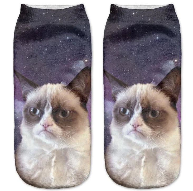 3D Printed Cat Socks with Unique Patterns
