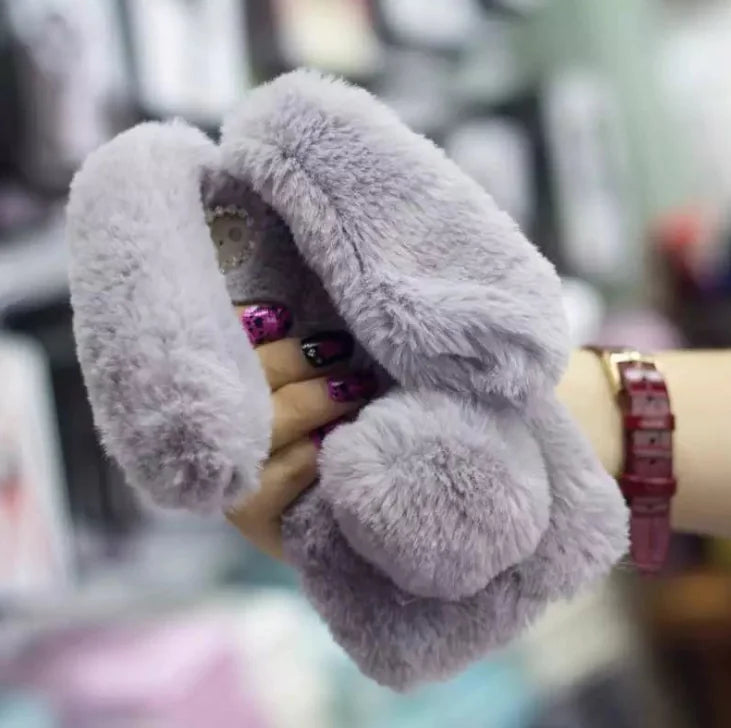 Adorable Rabbit Cushion iPhone Cases